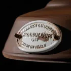 Lampa starožitný železa suspenze a keramický Teresa Ferroluce Viadurini