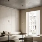 Závěsná lampa ze železa a skla Made in Italy – zataženo Viadurini