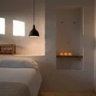 Závěsná lampa v antracitové kameniny a bílém smaltovaném interiéru - Edmondo Viadurini