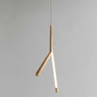 Závěsné svítidlo z masivního dřeva v různých povrchových úpravách Made in Italy - Orlov Viadurini