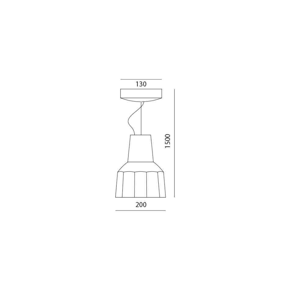 Závěsná lampa v toskánské majolice Ručně vyrobená v Itálii - Toscot Rossi Viadurini