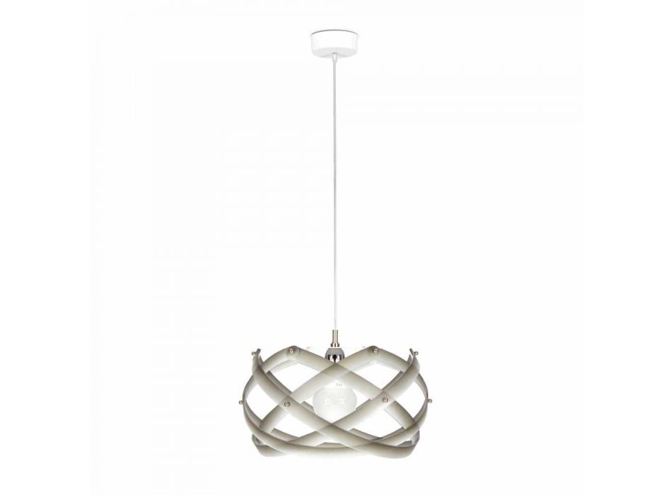 Lampa methakrylát suspenze s dekorem, diam.40 cm, Vanna Viadurini