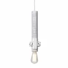 Závěsná lampa v bílém, antracitovém nebo zlatém kovu 2 velikosti - Meccasmo Viadurini