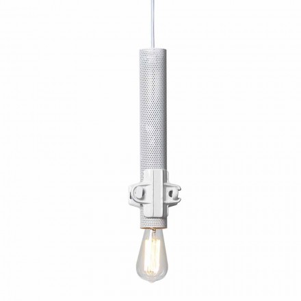 Závěsná lampa v bílém, antracitovém nebo zlatém kovu 2 velikosti - Meccasmo Viadurini