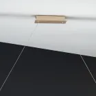 Závěsné svítidlo ve zlatém kovovém provedení se stmívatelnou LED - Raiss Viadurini