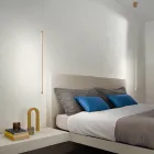 Závěsné svítidlo ze zlatého lakovaného kovu s nastavitelnými kabely – oranžová Viadurini