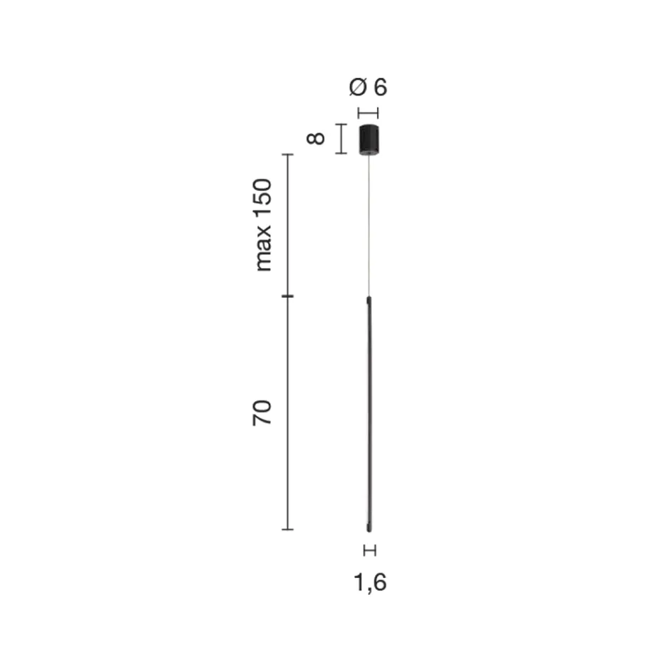 Závěsné svítidlo ze zlatého lakovaného kovu s nastavitelnými kabely – oranžová Viadurini