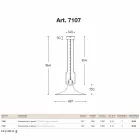 Závěsné svítidlo v mědi, mosaz mlýn s hákem Viadurini