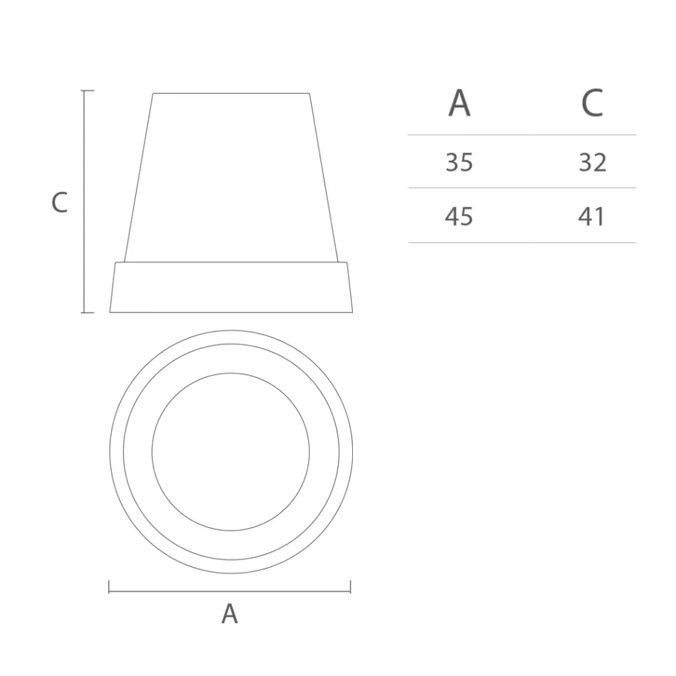 Závěsné svítidlo z bílého polyetylenu Made in Italy - Minervo Viadurini