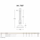 Lampa z mědi a mosazi suspenze anticati Foundry Viadurini