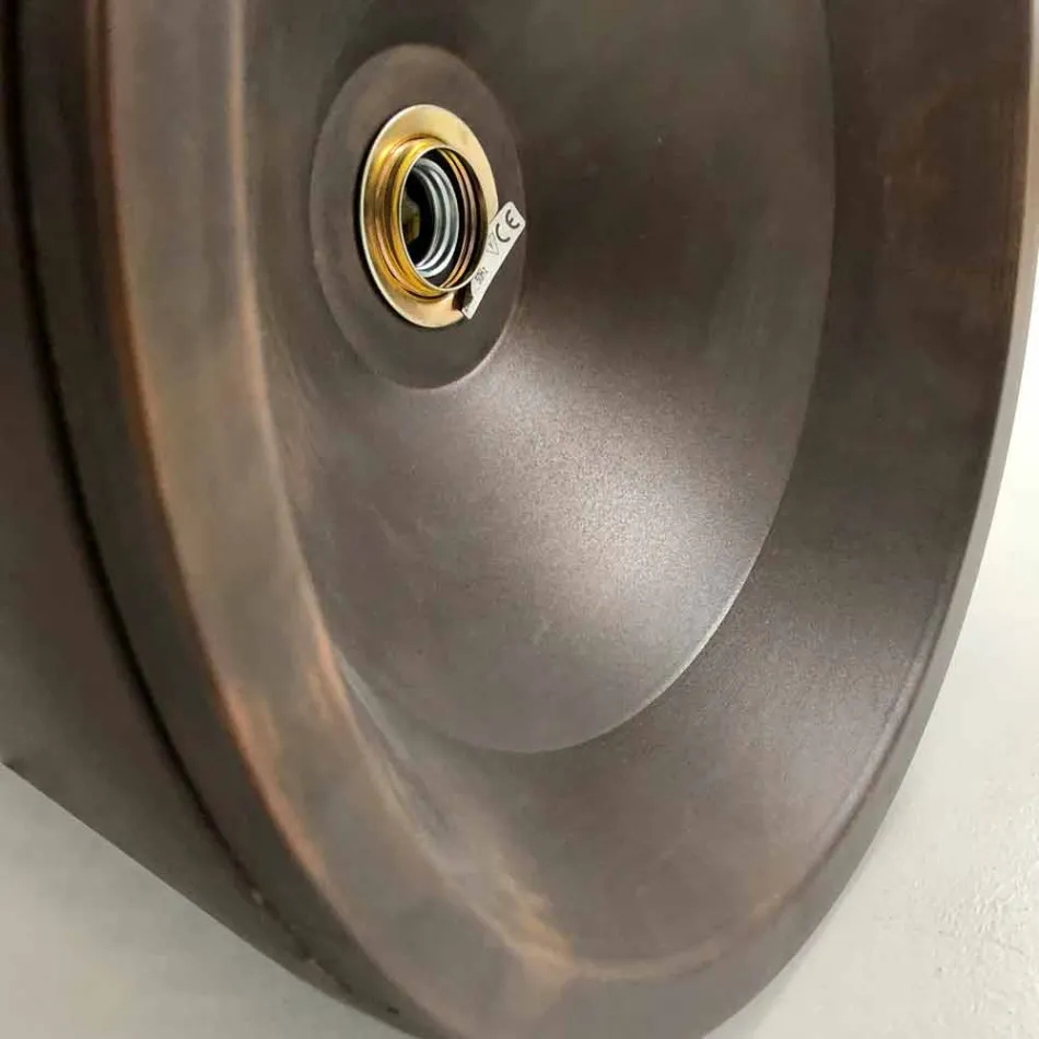 Designová závěsná lampa v terakotové barvě, Ø37cm - Toscot Henry Viadurini