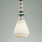 Závěsná lampa z benátského skla Ručně vyrobená v Itálii - Amilia Viadurini