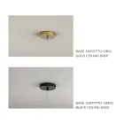 Závěsná lampa ze skla a průhledného drátu Made in Italy - Trilly Viadurini