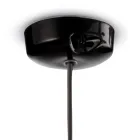 Skleněná závěsná lampa ve 2 různých povrchových úpravách Made in Italy - Afoxe Viadurini