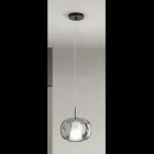 Dvouvrstvá závěsná lampa z foukaného skla Made in Italy - Trilly  Viadurini