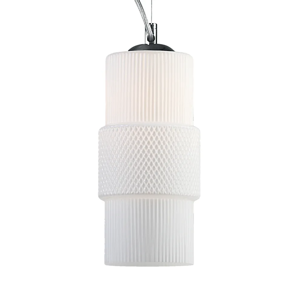 Závěsná lampa z ručně foukaného skla v Benátkách 15 cm - Satomi Viadurini