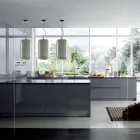 Ručně foukaná skleněná závěsná lampa Made in Venice - Bambus Viadurini