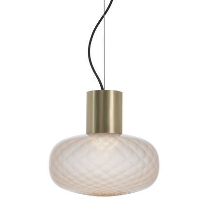 Závěsná lampa z průhledného nebo saténového skla Made in Italy - Lucciola Viadurini