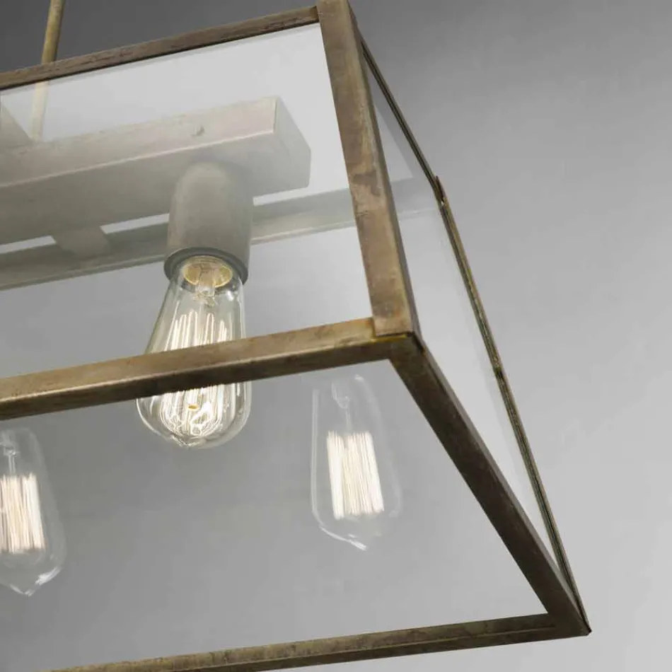 Lampa Průmyslová závěsné 3 Londýn světla Il Fanale Viadurini