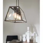 Lampa Průmyslová závěsné 3 Londýn světla Il Fanale Viadurini