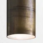 Lampa Průmyslová podvozek o 10 cm Slunečnice Il Fanale Viadurini