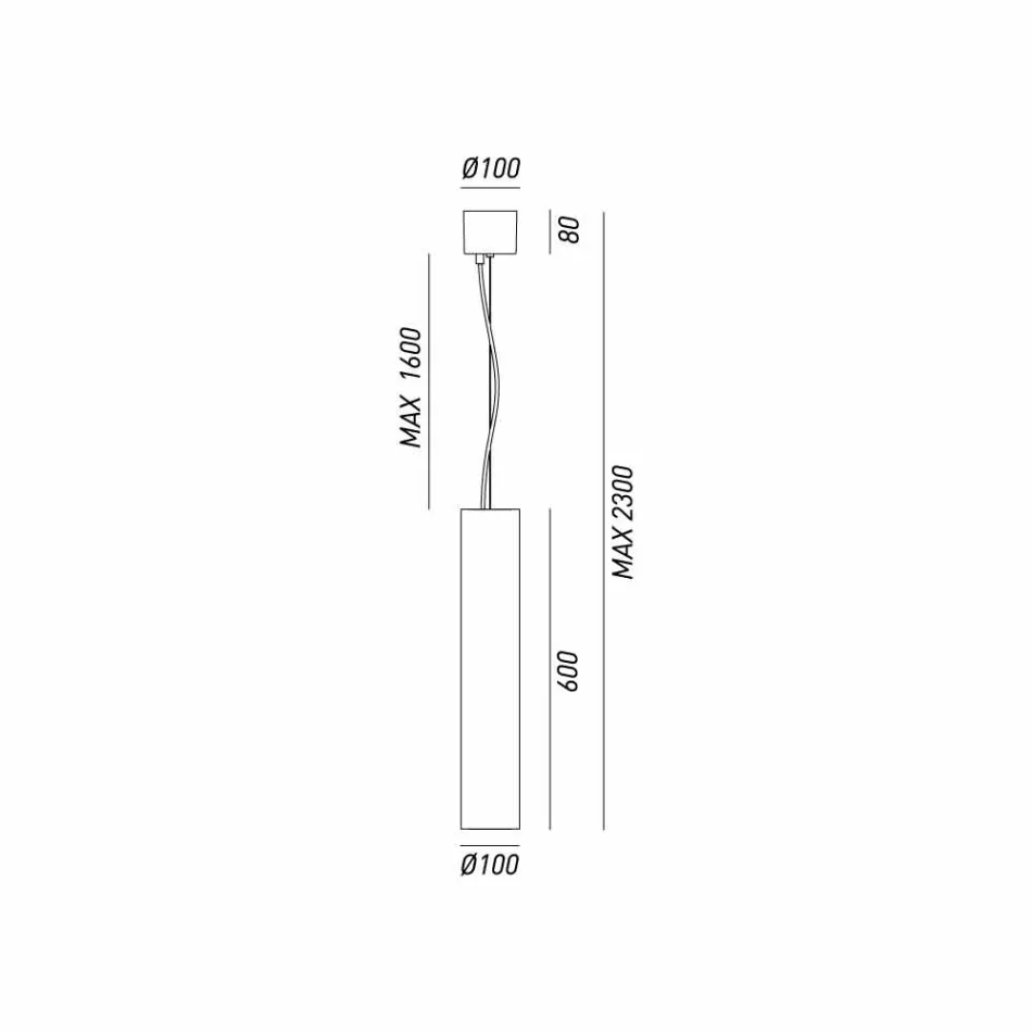 Lampa Průmyslová podvozek o 10 cm Slunečnice Il Fanale Viadurini