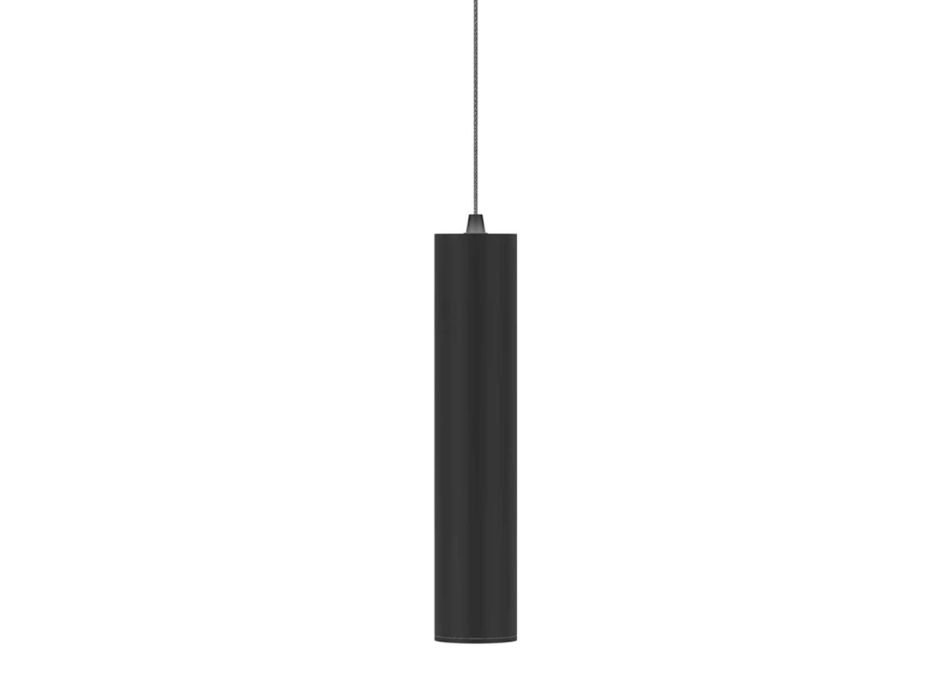 7W LED závěsná lampa v bílém nebo matném černém hliníku - Rebolla Viadurini