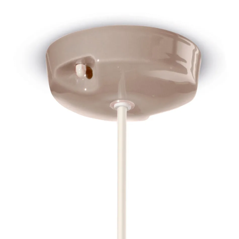 Moderní závěsná lampa z barevné keramiky Made in Italy - Afoxe Viadurini