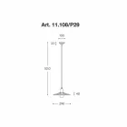 Současná závěsná lampa, Civetta Aldo Bernardi on-line Viadurini