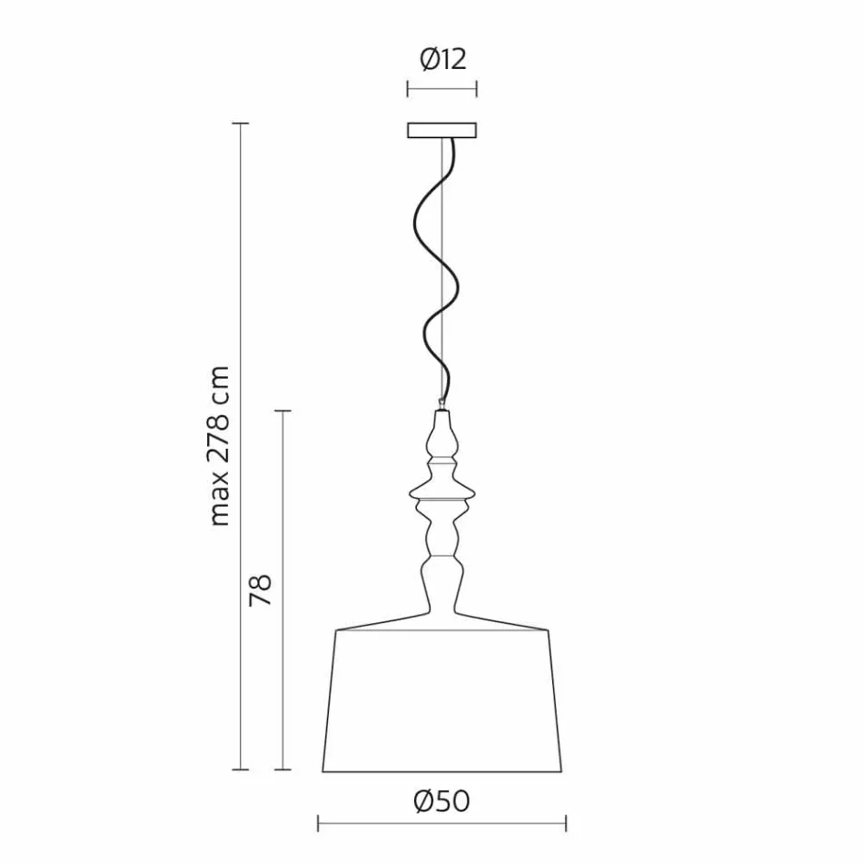Stínidlo závěsné lampy v bílém lesklém keramickém designu - Cadabra Viadurini