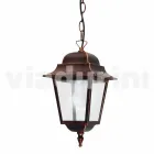 Venkovní závěsná lampa z hliníku, vyrobená v Itálii, Aquilina Viadurini