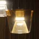Závěsné svítidlo z kovu a skla Made in Italy - Think Viadurini