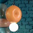 Kulaté keramické závěsné svítidlo Made in Italy - Bumbum Viadurini