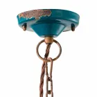 Závěsné svítidlo průmyslové styl keramiky a ferro Stephanie Viadurini