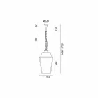 Lampa průmyslové styl zavěšení Quadro Il Fanale Viadurini