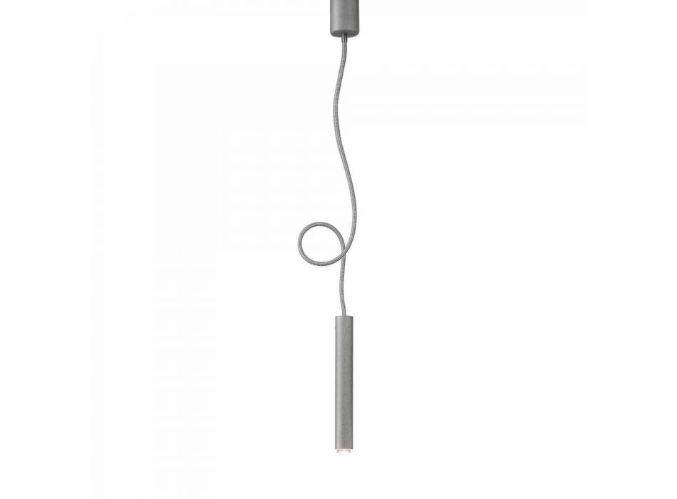Moderní trubková odpružená lampa s flexibilním kabelem - trubka Aldo Bernardi Viadurini