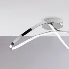 Ručně vyrobená skleněná a kovová lampa ideální do obývacích pokojů a ložnic – Apollo Viadurini