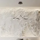 Ručně vyrobená skleněná a kovová lampa vyrobená v Itálii do obývacího pokoje a ložnice - Pictor Viadurini