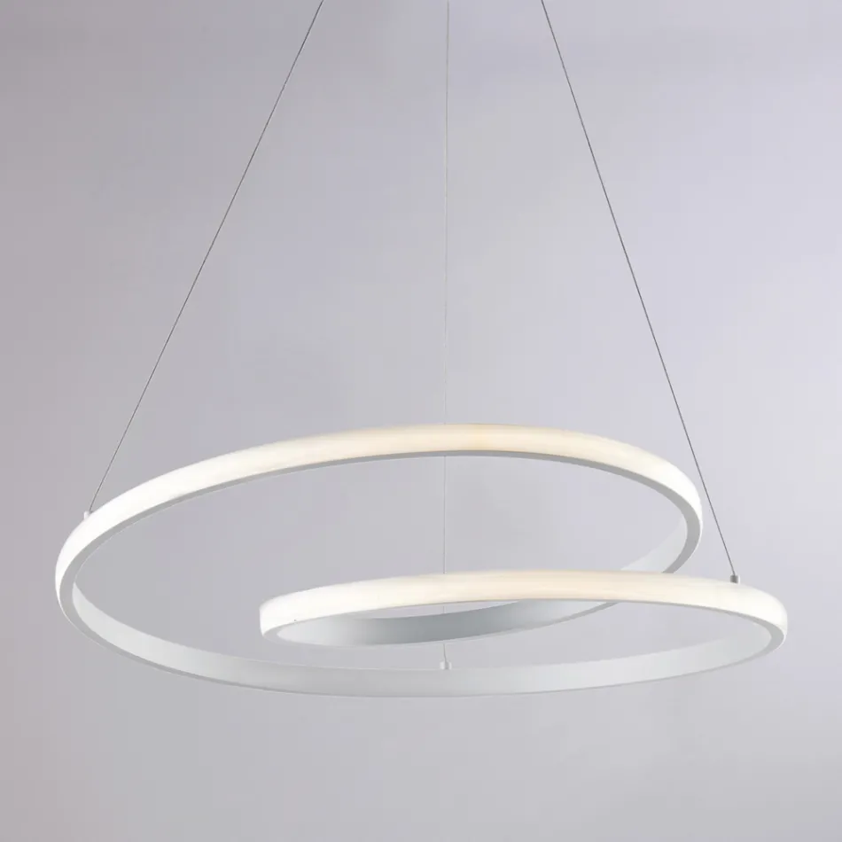 Ručně vyrobená skleněná a kovová lampa pro elegantní interiéry – Hubble Viadurini