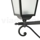 Lampa s tlakově litým hliníkem a skleněnou konstrukcí Made in Italy - Scintilla Viadurini