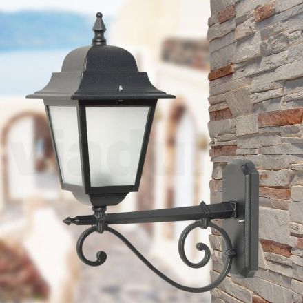 Lampa s tlakově litým hliníkem a skleněnou konstrukcí Made in Italy - Scintilla Viadurini