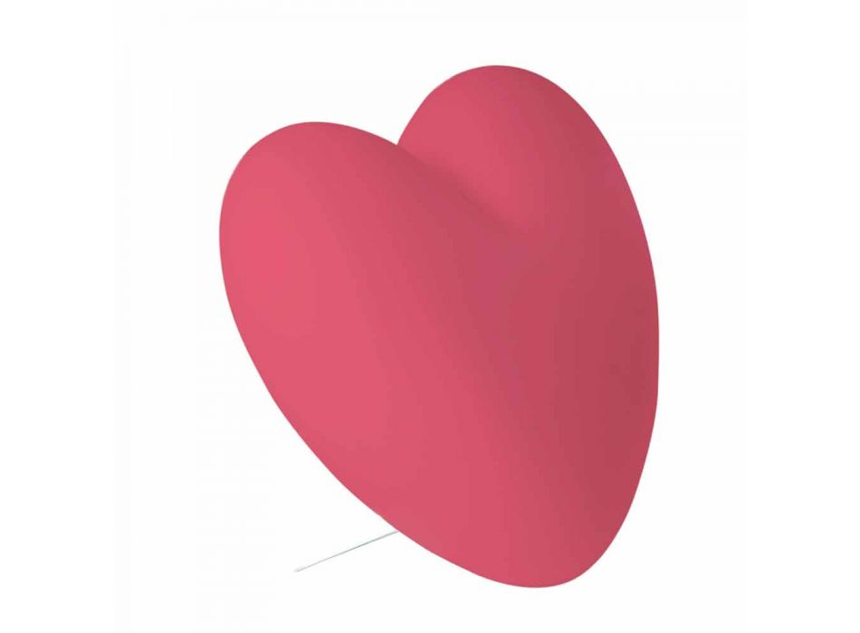 Barevné Slide Love stolní lampa srdce vyrobené v Itálii