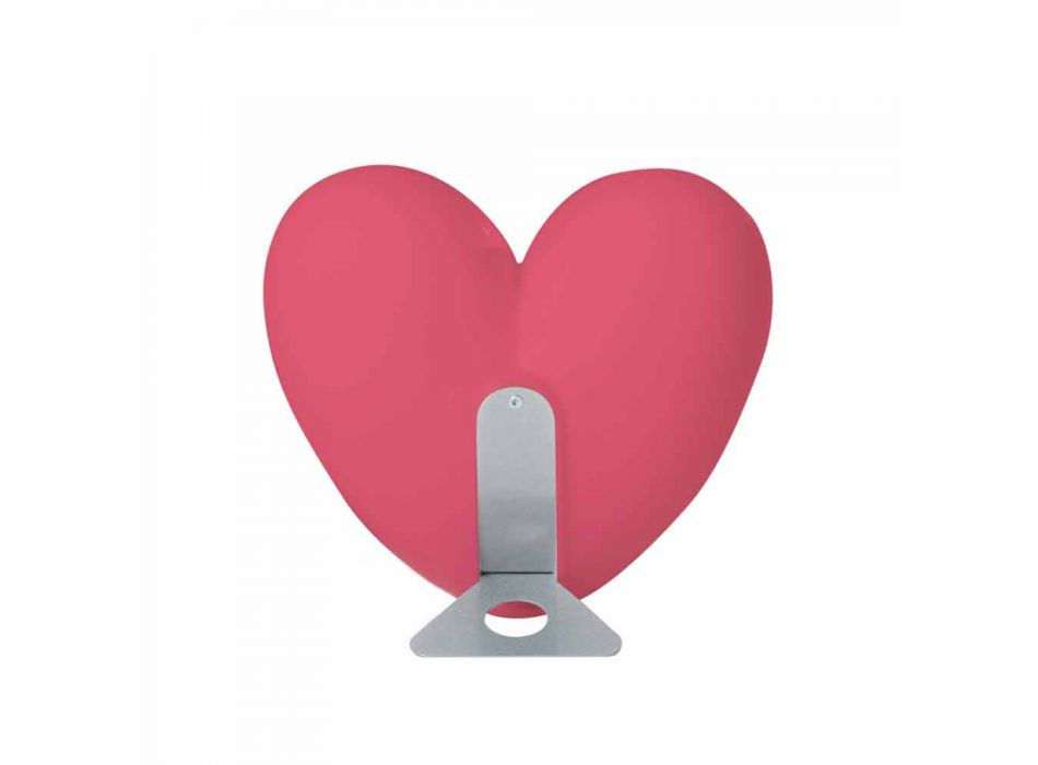 Barevné Slide Love stolní lampa srdce vyrobené v Itálii Viadurini