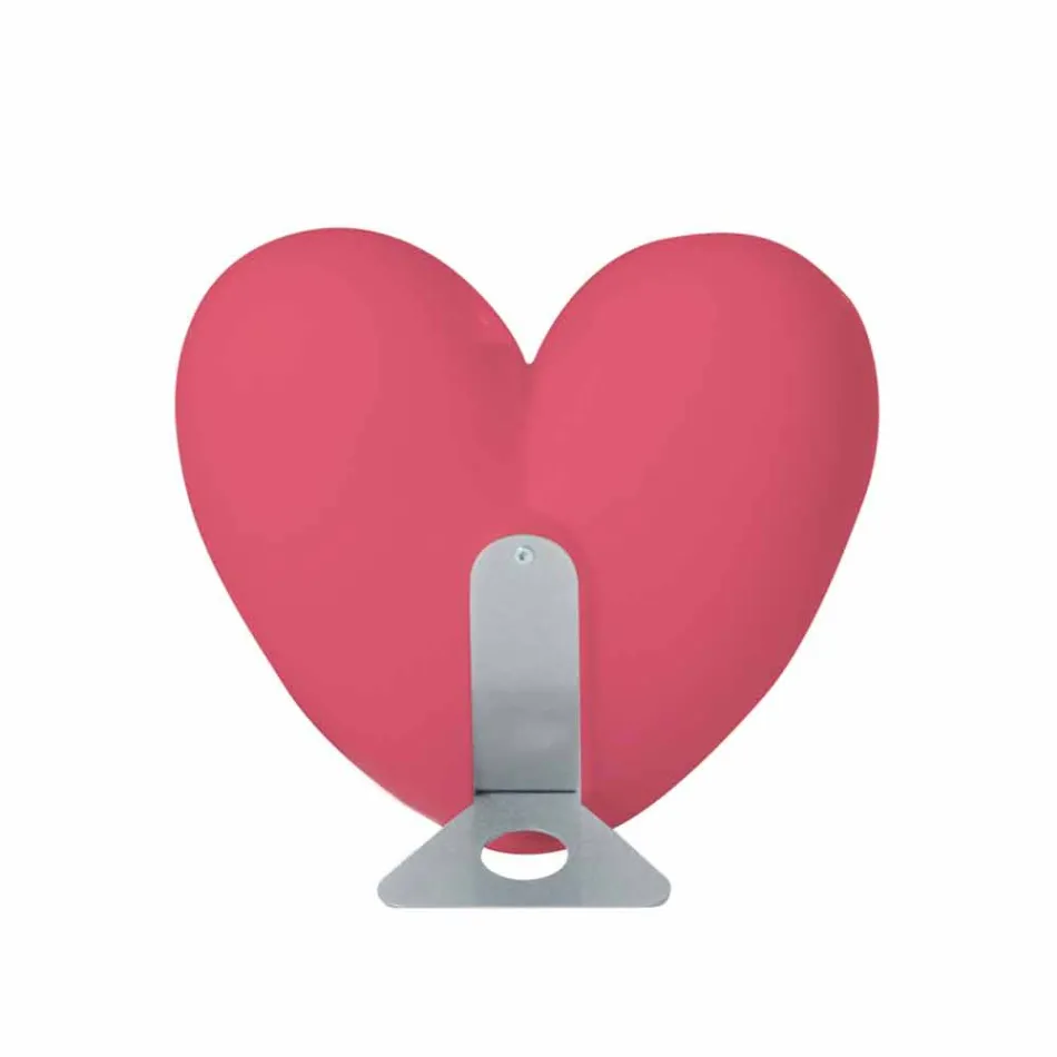 Barevné Slide Love stolní lampa srdce vyrobené v Itálii Viadurini