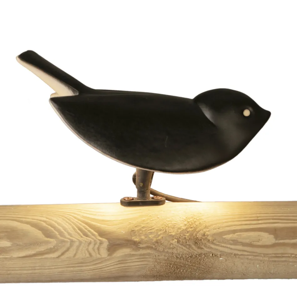 Stolní lampa ze smaltované toskánské majoliky Made in Italy - Uccellino Viadurini