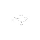 Stolní lampa ze smaltované toskánské majoliky Made in Italy - Uccellino Viadurini