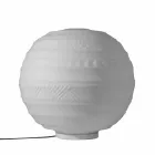 Stolní lampa v bílém saténovém skle a kovovém moderním designu - Morse Viadurini