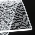 LED stojací lampa Akrylátová křišťálová laserová dekorace - Possett Viadurini