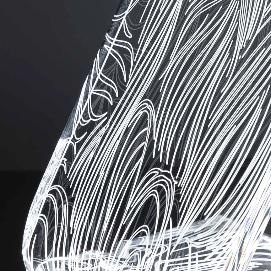 LED stojací lampa Akrylátová křišťálová laserová dekorace - Possett Viadurini