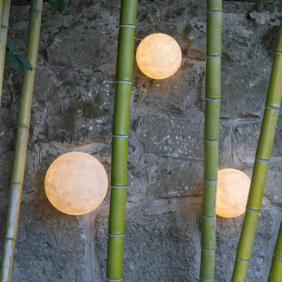 Nástěnná venkovní svítidla In-es.artdesign A. Moon Out v nebulitu Viadurini